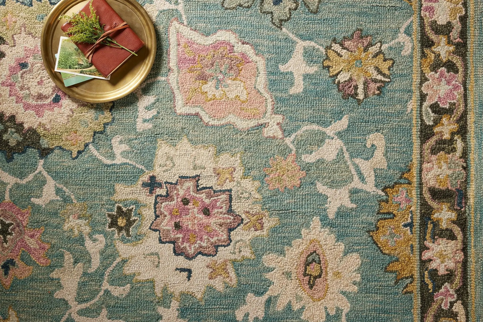 Padma PMA-04 Teal / Multi Area Rug by Loloi