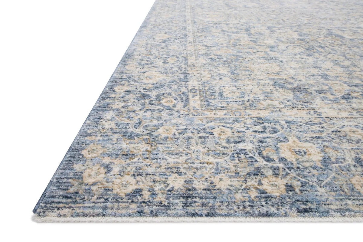 Pandora PAN-01 Blue / Gold Area Rug by Loloi