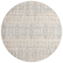Pandora PAN-02 Ivory/Mist Area Rug, power-loomed polyester, high-low texture, timeless contemporary design