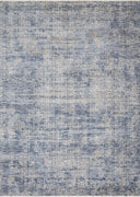 Pandora PAN-03 Dark Blue Area Rug, power-loomed polyester, high-low texture, plush modern classic