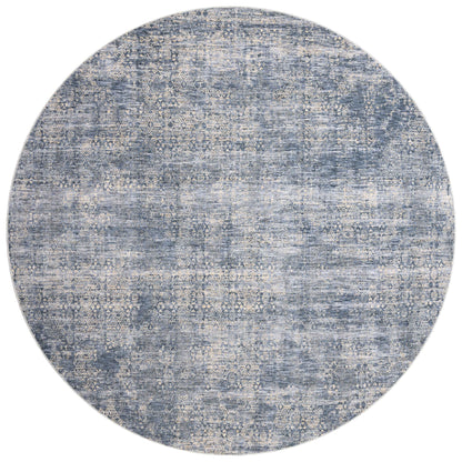 Pandora PAN-03 Dark Blue Area Rug, power-loomed polyester, high-low texture, plush modern classic