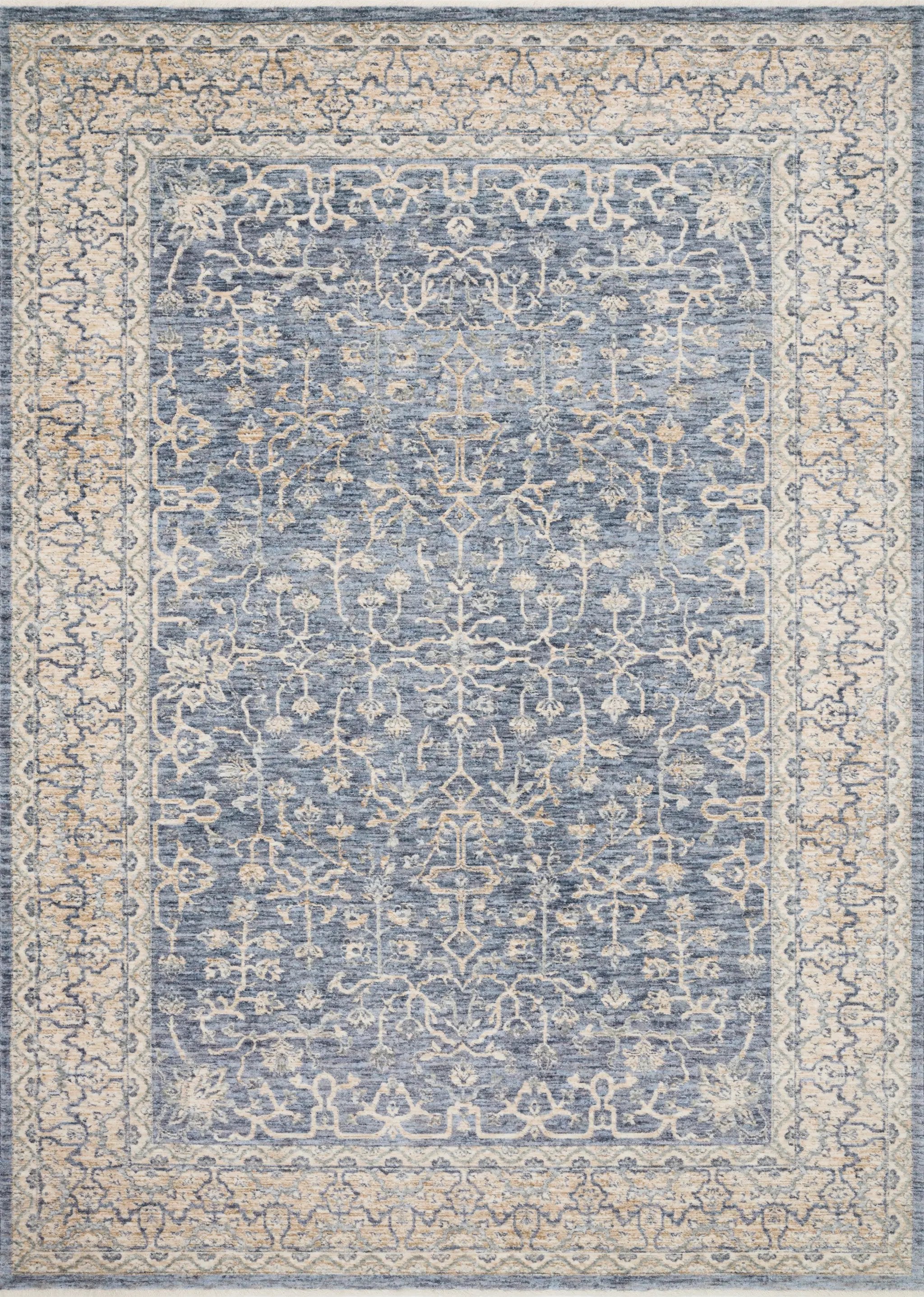 Pandora PAN-04 Dark Blue / Ivory Area Rug by Loloi
