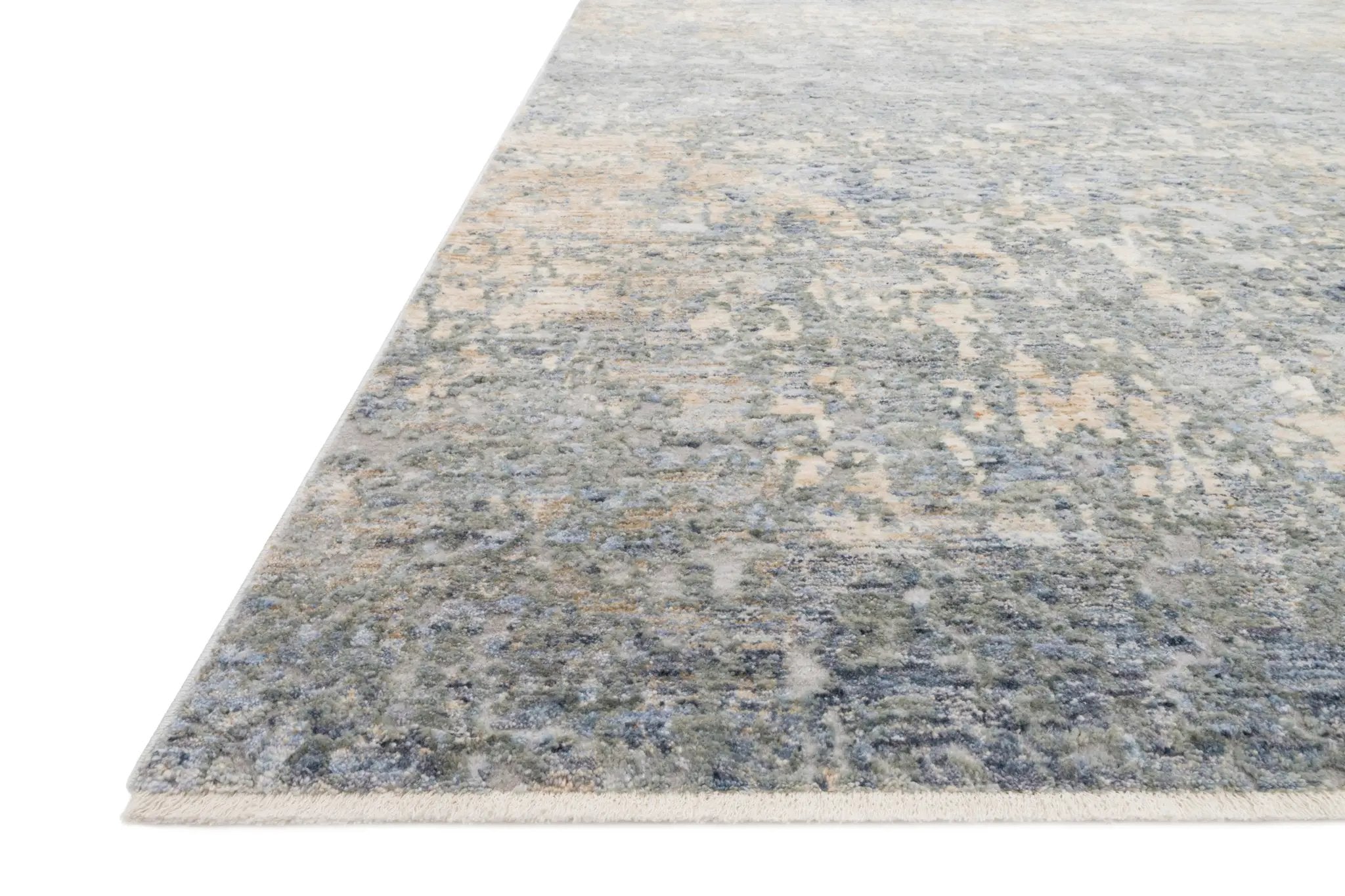 Pandora PAN-05 Blue / Gold Area Rug by Loloi