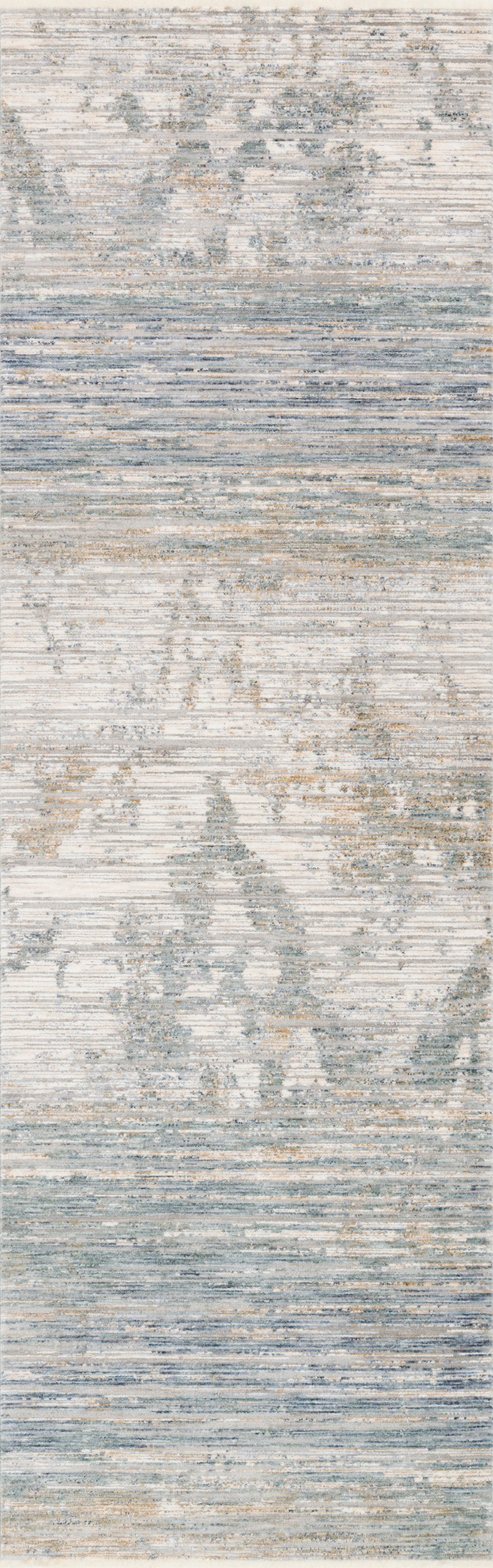 Pandora PAN-06 Ivory/Blue Area Rug, power-loomed polyester, high-low texture, plush modern pattern