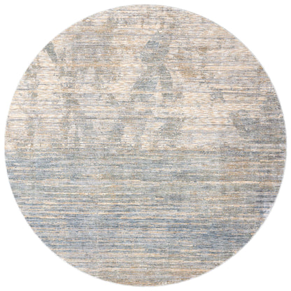 Pandora PAN-06 Ivory/Blue Area Rug, power-loomed polyester, high-low texture, plush modern pattern