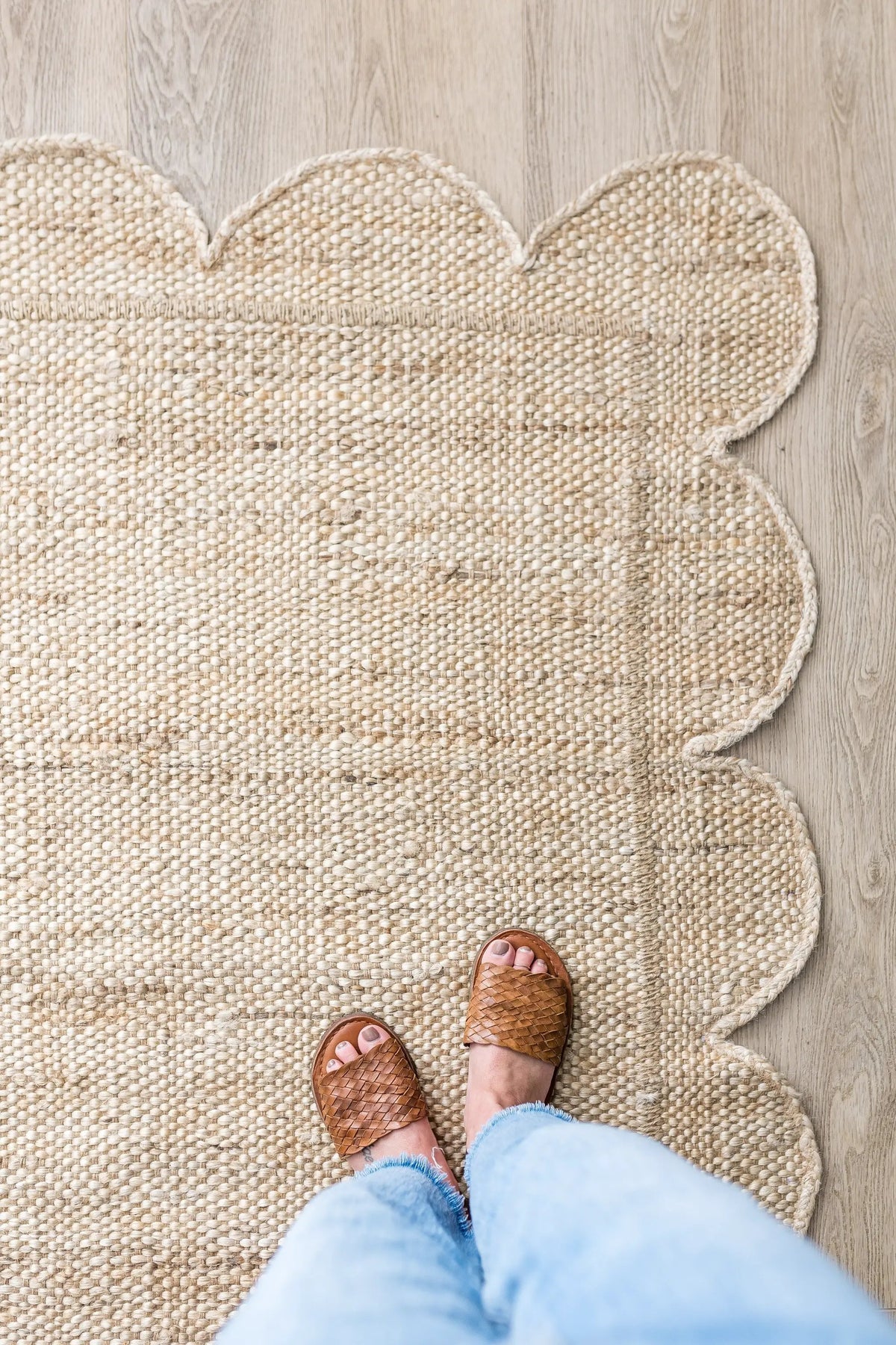Parikia PRK-1 Natural Area Rug by Pure Salt by Momeni