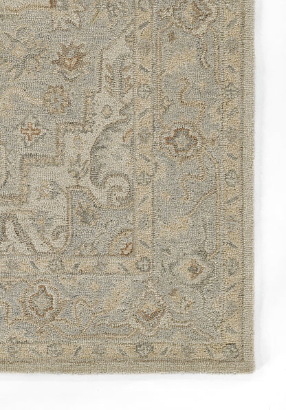 Momeni Pasha PSH-1 Light Blue Hand Tufted Area Rug