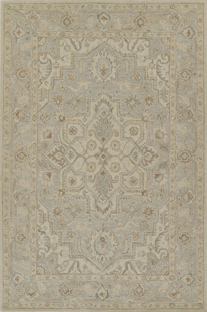 Momeni Pasha PSH-1 Light Blue Hand Tufted Area Rug
