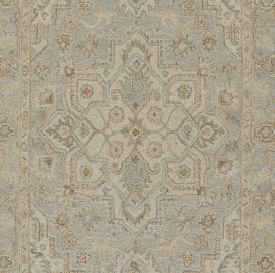 Momeni Pasha PSH-1 Light Blue Hand Tufted Area Rug