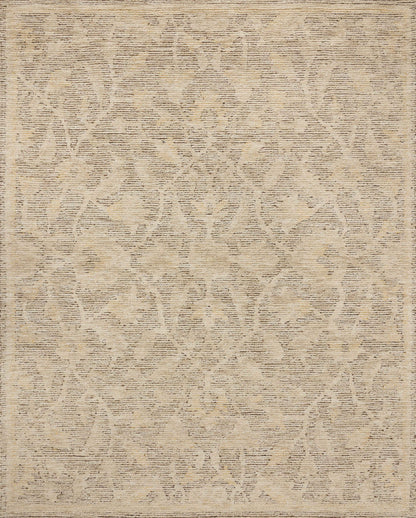Layered in coffee and warm natural hues with ribbed and high-low textured patterns, the Penny PEN-02 Coffee / Natural Area Rug is a hand-tufted wool area rug perfect for any setting