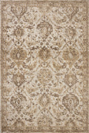 A power-loomed polyester area rug with traditional design in refined ivory and warm natural hues, the Percival PCV-01 Ivory / Natural Area Rug is a standout in any décor
