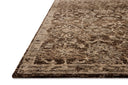 The Percival PCV-02 Bark / Pebble Area Rug highlights grounded bark and subtle pebble tones and traditional texture in a beautifully made power-loomed polyester area rug