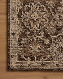 The Percival PCV-02 Bark / Pebble Area Rug highlights grounded bark and subtle pebble tones and traditional texture in a beautifully made power-loomed polyester area rug