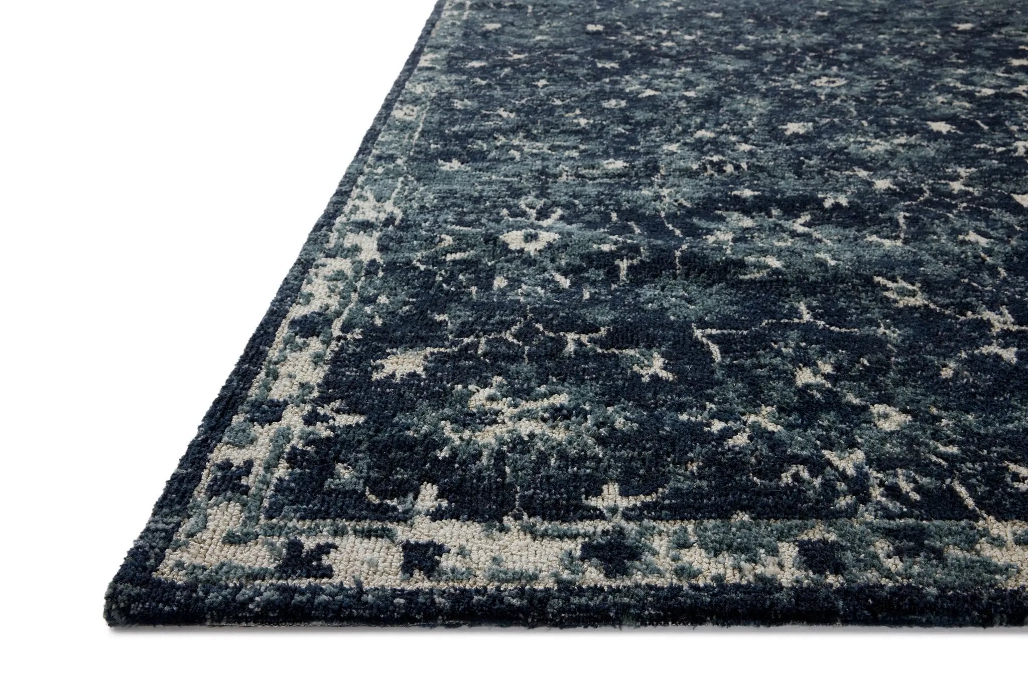 Percival PCV-02 Navy / Ivory Area Rug by Loloi