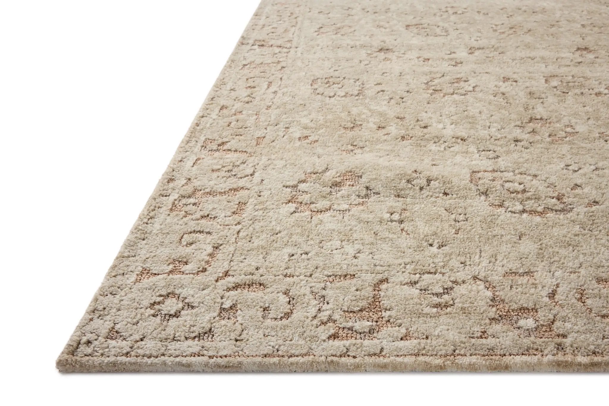 Percival PCV-04 Natural / Salmon Area Rug by Loloi