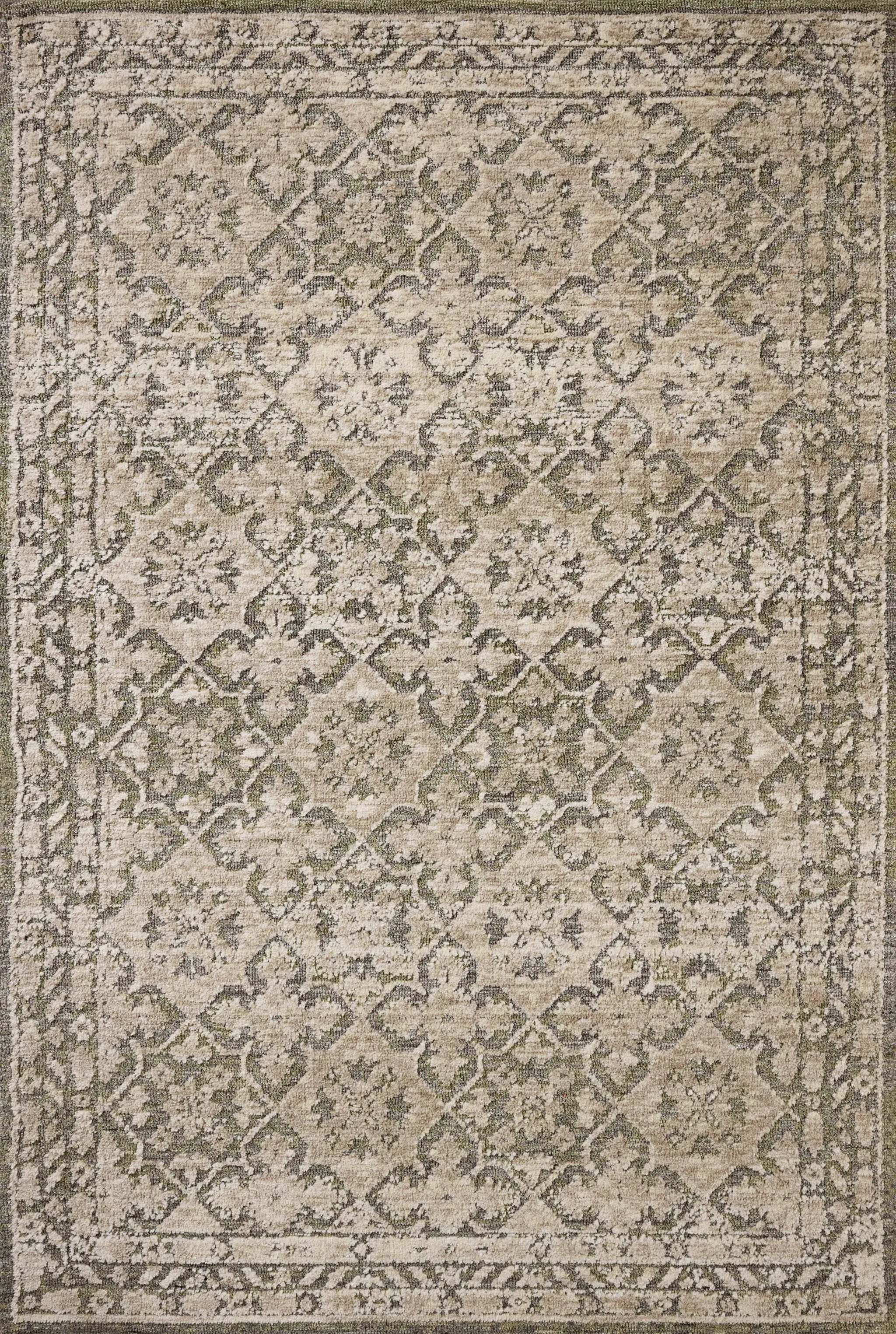 Percival PCV-07 Sage / Stone Area Rug by Loloi
