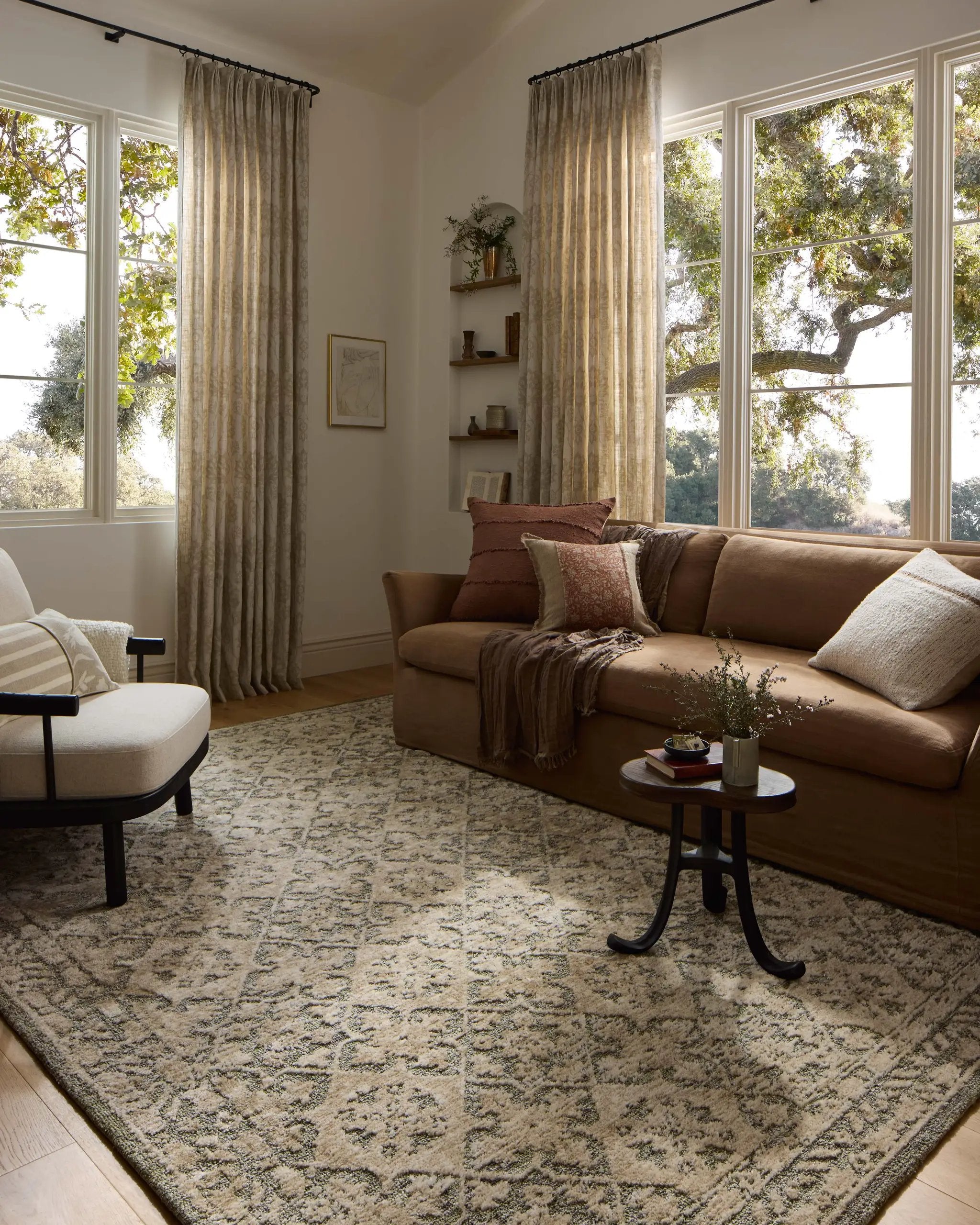 Percival PCV-07 Sage / Stone Area Rug by Loloi
