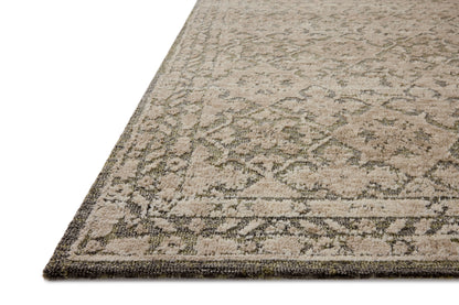Finished in calming sage and grounding stone tones with traditional styling, the Percival PCV-07 Sage / Stone Area Rug is a power-loomed polyester area rug for modern living
