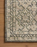 Finished in calming sage and grounding stone tones with traditional styling, the Percival PCV-07 Sage / Stone Area Rug is a power-loomed polyester area rug for modern living