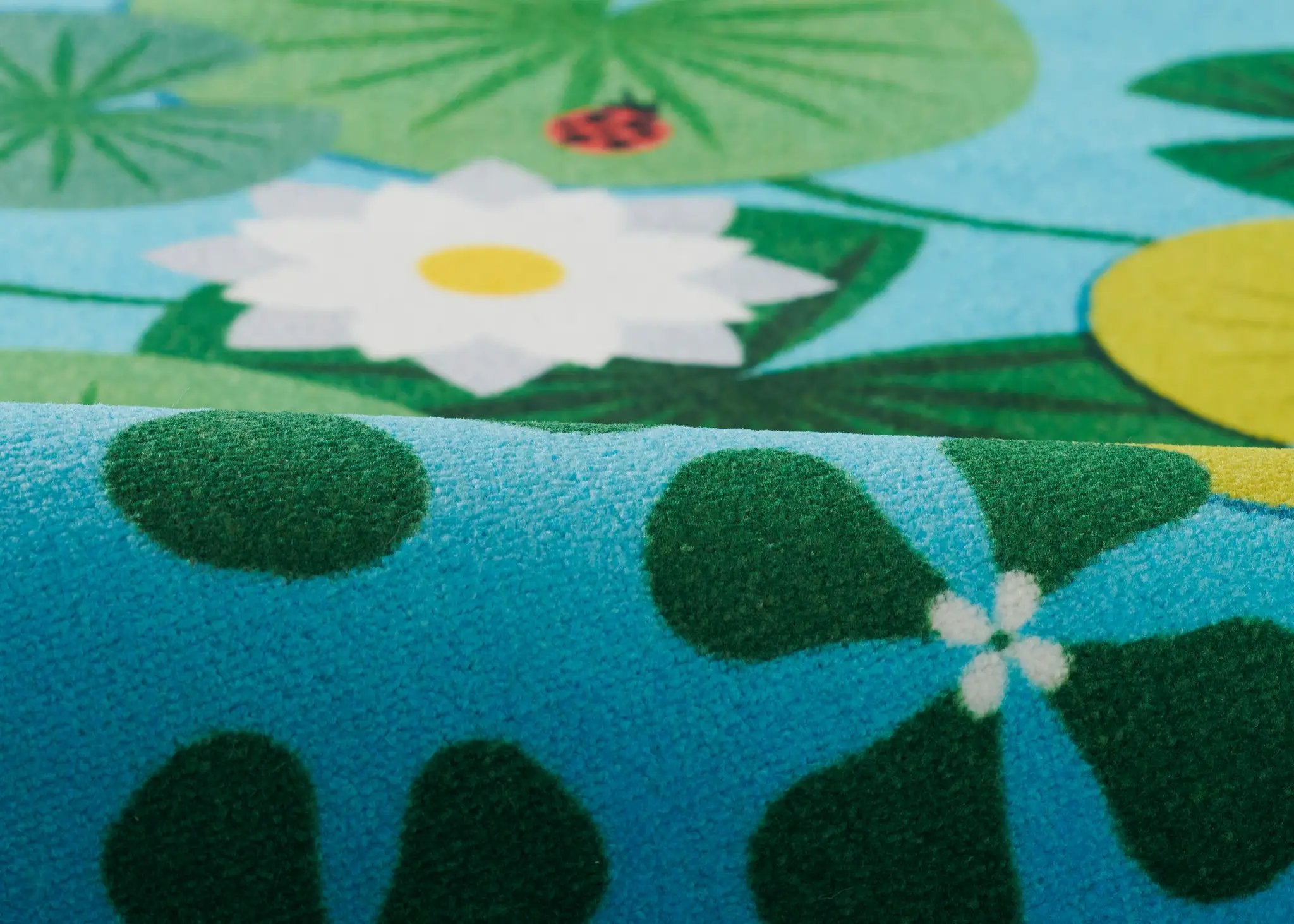 Playground PLY-1 Pond Blue Area Rug by Momeni