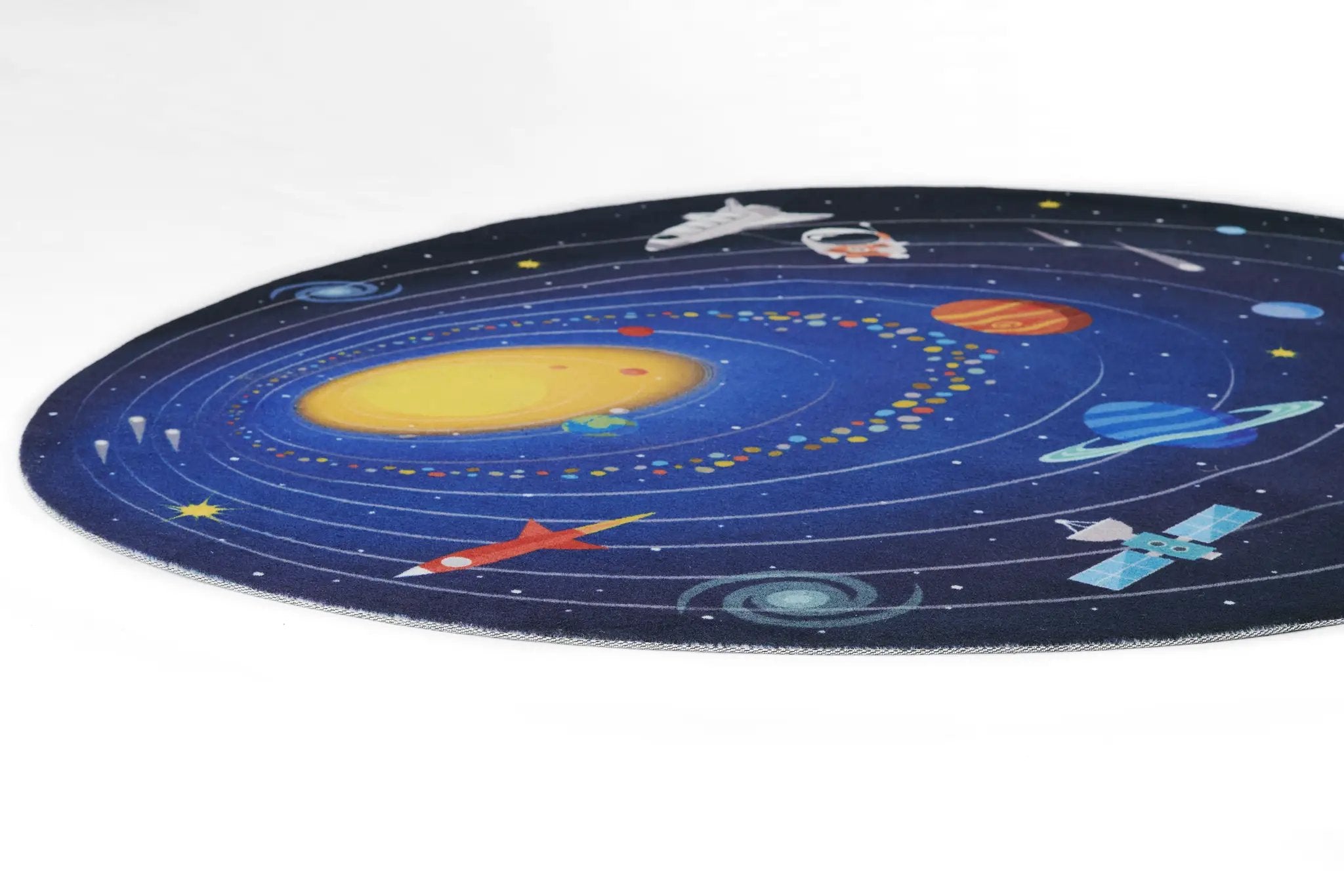 Playground PLY-4 Space Blue Area Rug by Momeni