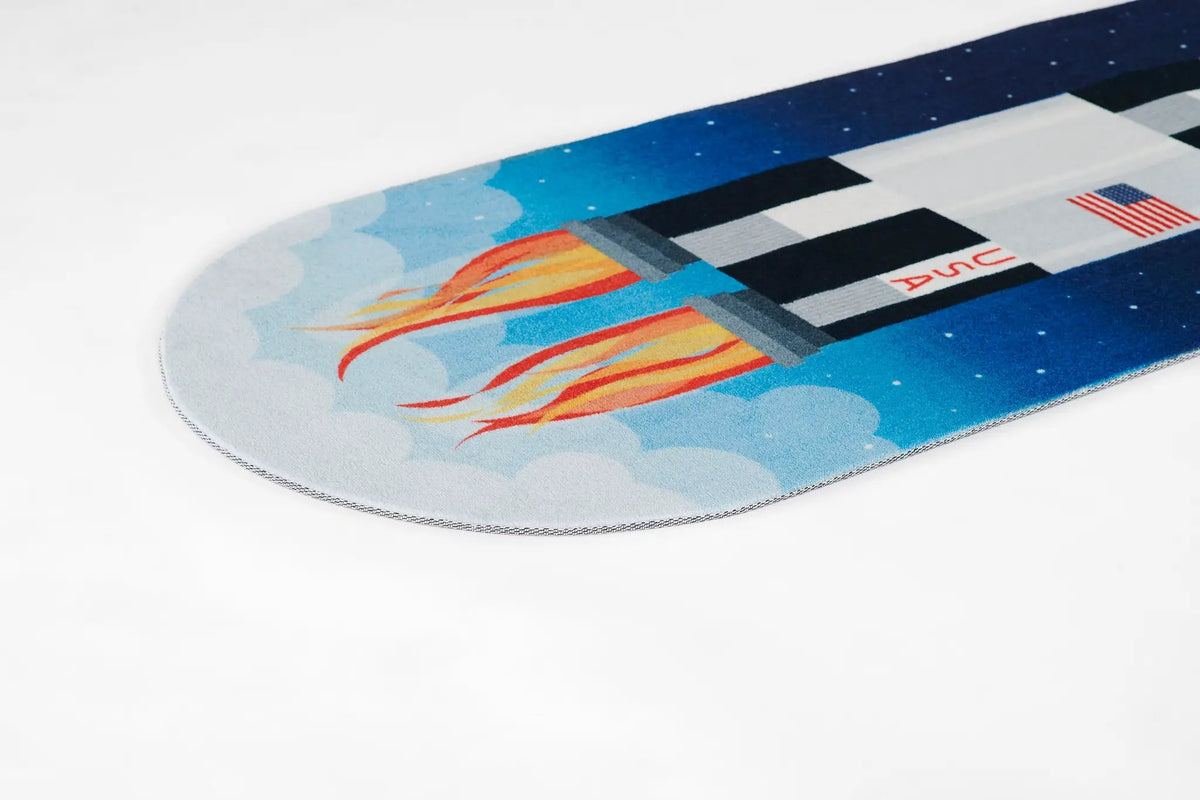 Playground PLY-6 Rocket Blue Area Rug by Momeni