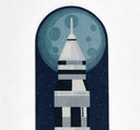 Momeni Playground PLY-6 Rocket Blue Kid Rug
