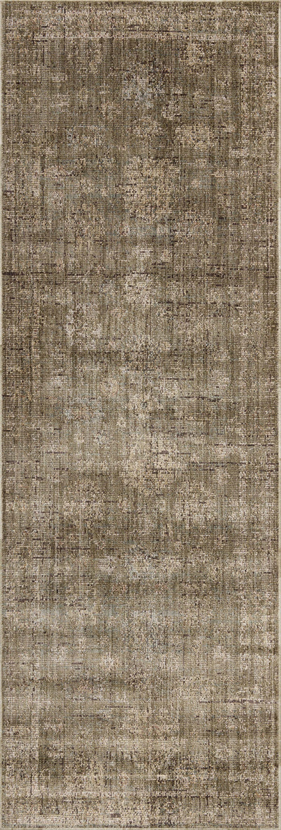 The Priscilla PRL-02 Olive / Sand Area Rug showcases earthy olive and sandy tones in a power-loomed 100% polyester area rug with vintage style