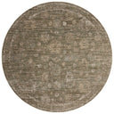 The Priscilla PRL-02 Olive / Sand Area Rug showcases earthy olive and sandy tones in a power-loomed 100% polyester area rug with vintage style