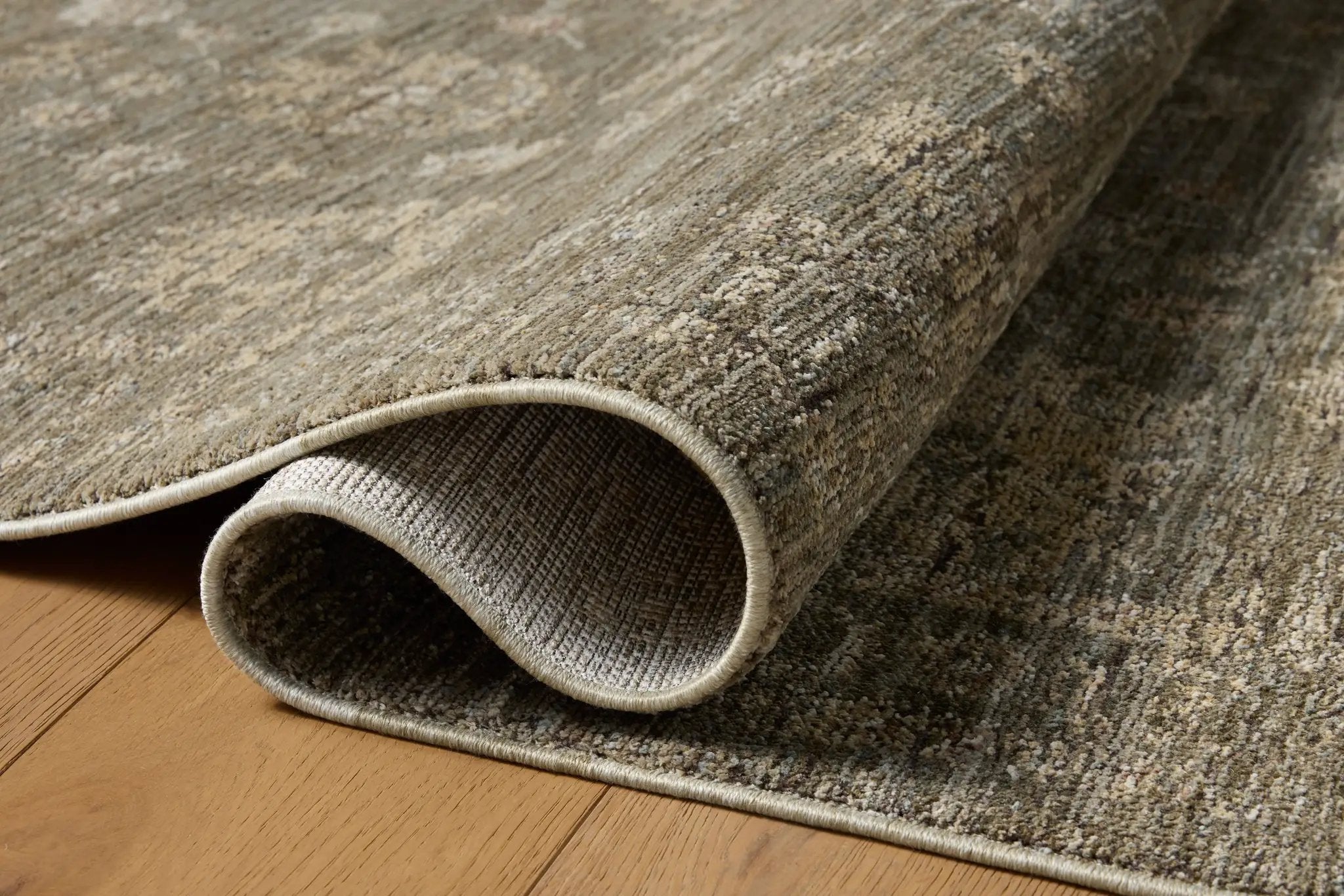 Priscilla PRL-02 Olive / Sand Area Rug by Loloi