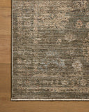 The Priscilla PRL-02 Olive / Sand Area Rug showcases earthy olive and sandy tones in a power-loomed 100% polyester area rug with vintage style