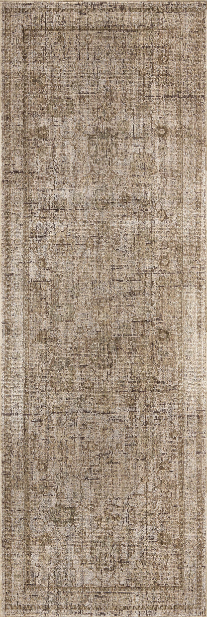 The Priscilla PRL-05 Sand / Earth Area Rug pairs sandy and earthy tones and vintage patterns in a power-loomed 100% polyester area rug