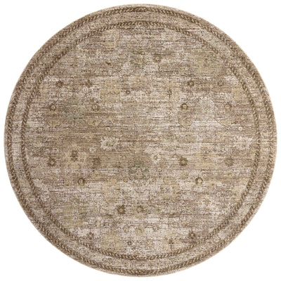 The Priscilla PRL-05 Sand / Earth Area Rug pairs sandy and earthy tones and vintage patterns in a power-loomed 100% polyester area rug