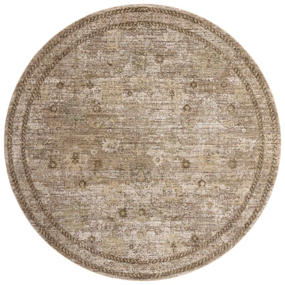 The Priscilla PRL-05 Sand / Earth Area Rug pairs sandy and earthy tones and vintage patterns in a power-loomed 100% polyester area rug