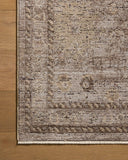 The Priscilla PRL-05 Sand / Earth Area Rug pairs sandy and earthy tones and vintage patterns in a power-loomed 100% polyester area rug