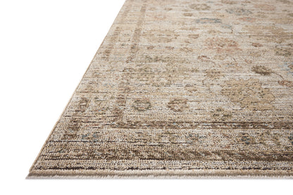 Crafted as a power-loomed 100% polyester area rug, the Priscilla PRL-06 Ivory / Multi Area Rug brings refined ivory and vibrant multi-toned warmth and vintage character to your space