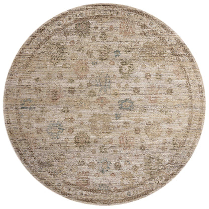 Crafted as a power-loomed 100% polyester area rug, the Priscilla PRL-06 Ivory / Multi Area Rug brings refined ivory and vibrant multi-toned warmth and vintage character to your space
