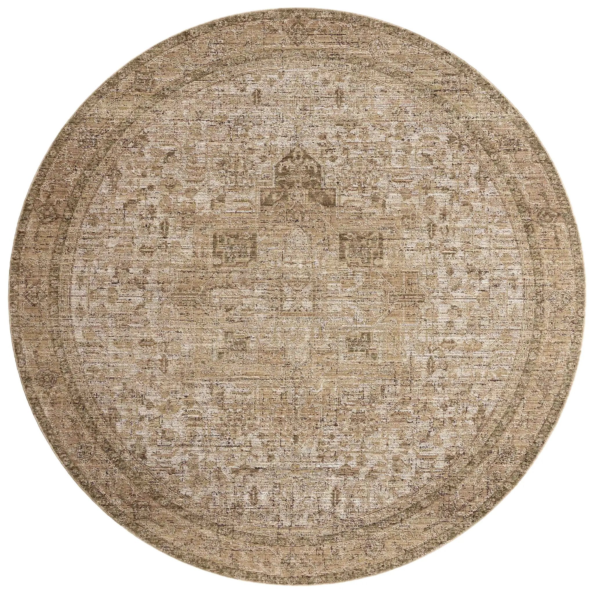 Priscilla PRL-07 Beige / Earth Area Rug by Loloi