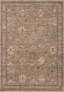 The Priscilla PRL-08 Blush / Multi Area Rug blends delicate blush and vibrant multi-toned tones and vintage motifs into a power-loomed 100% polyester area rug with timeless appeal