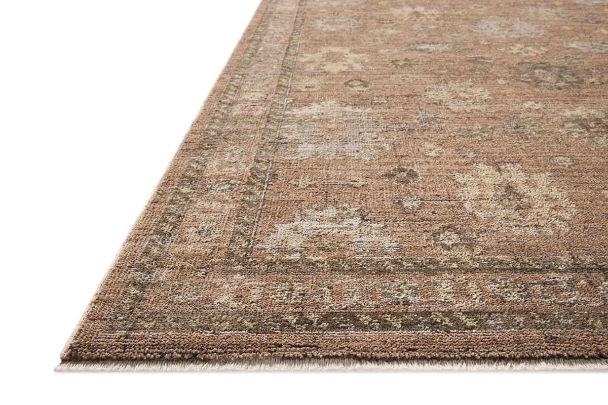 Priscilla PRL-08 Blush / Multi Area Rug by Loloi