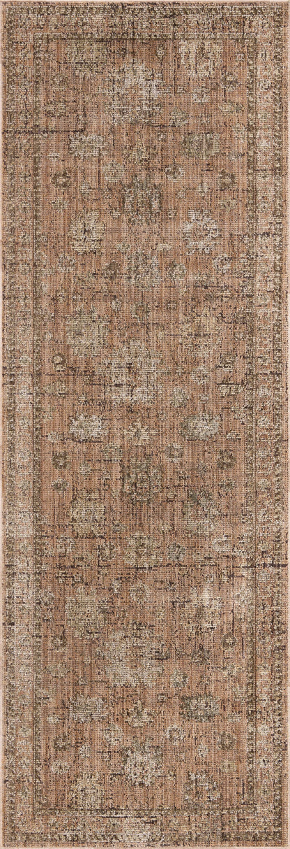 The Priscilla PRL-08 Blush / Multi Area Rug blends delicate blush and vibrant multi-toned tones and vintage motifs into a power-loomed 100% polyester area rug with timeless appeal
