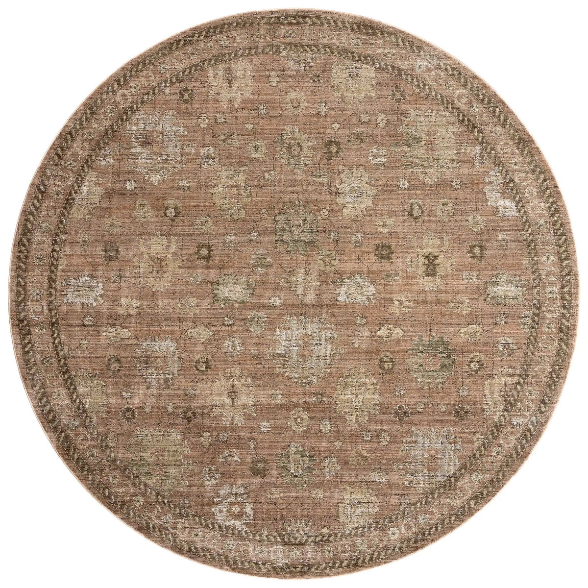 Priscilla PRL-08 Blush / Multi Area Rug by Loloi