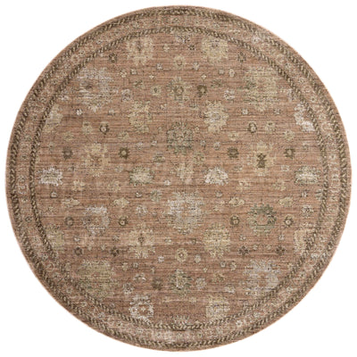 The Priscilla PRL-08 Blush / Multi Area Rug blends delicate blush and vibrant multi-toned tones and vintage motifs into a power-loomed 100% polyester area rug with timeless appeal