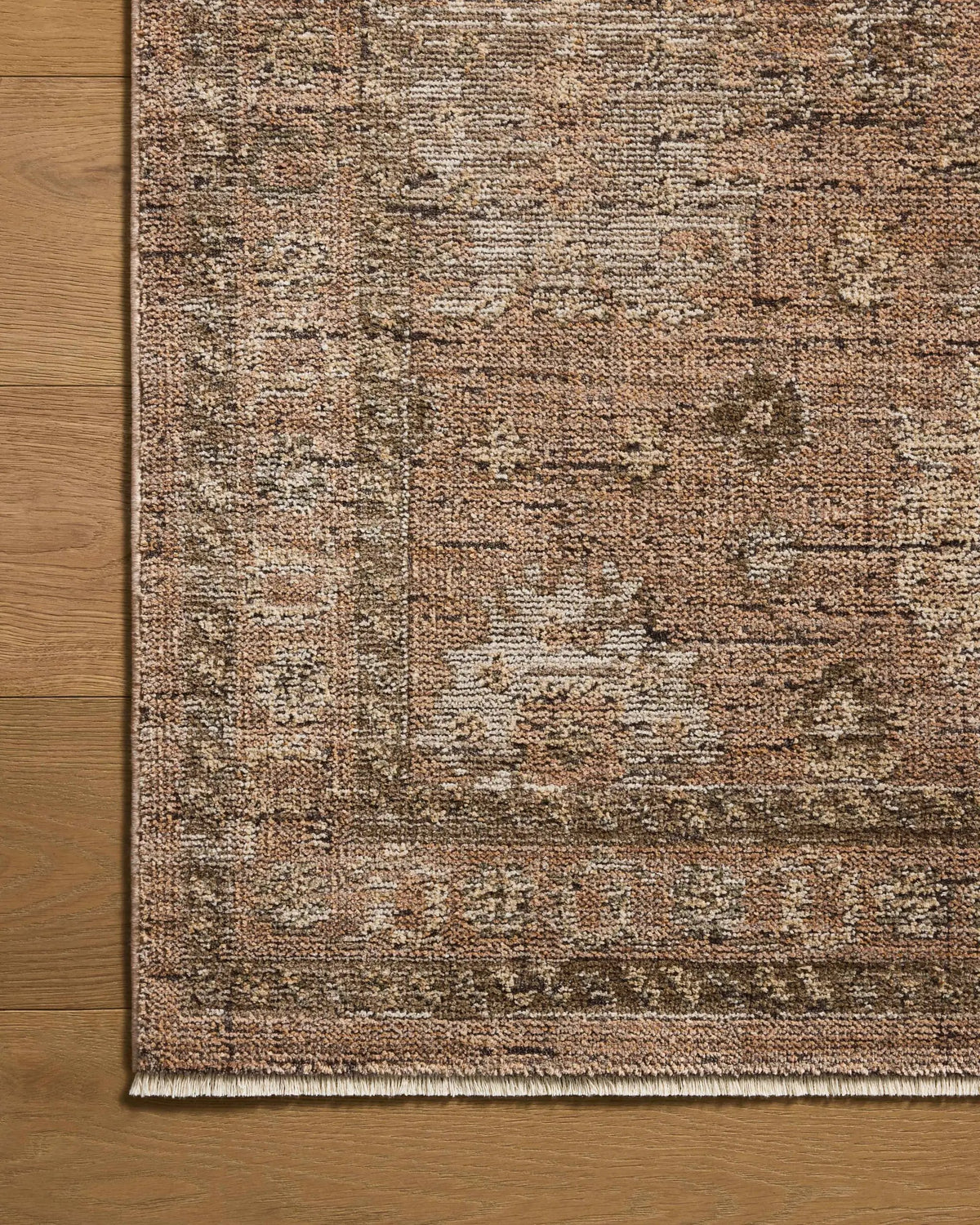 Priscilla PRL-08 Blush / Multi Area Rug by Loloi