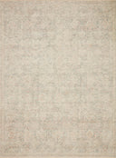  Priya PRY-02 hand-woven Navy and Ivory area rug, elegant texture, ethically crafted in India