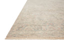  Priya PRY-02 hand-woven Navy and Ivory area rug, elegant texture, ethically crafted in India