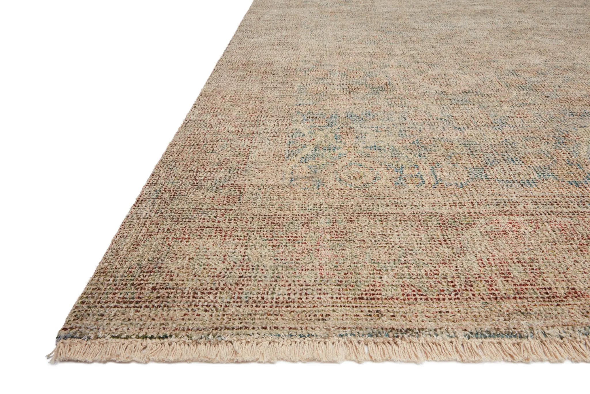 Priya PRY-06 Denim / Rust Area Rug by Loloi