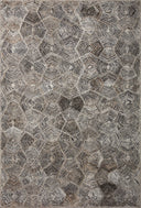 Elegant Prescott PRE-01 Fawn Area Rug with subtle geometric design, high-low texture, handcrafted in India, GoodWeave certified