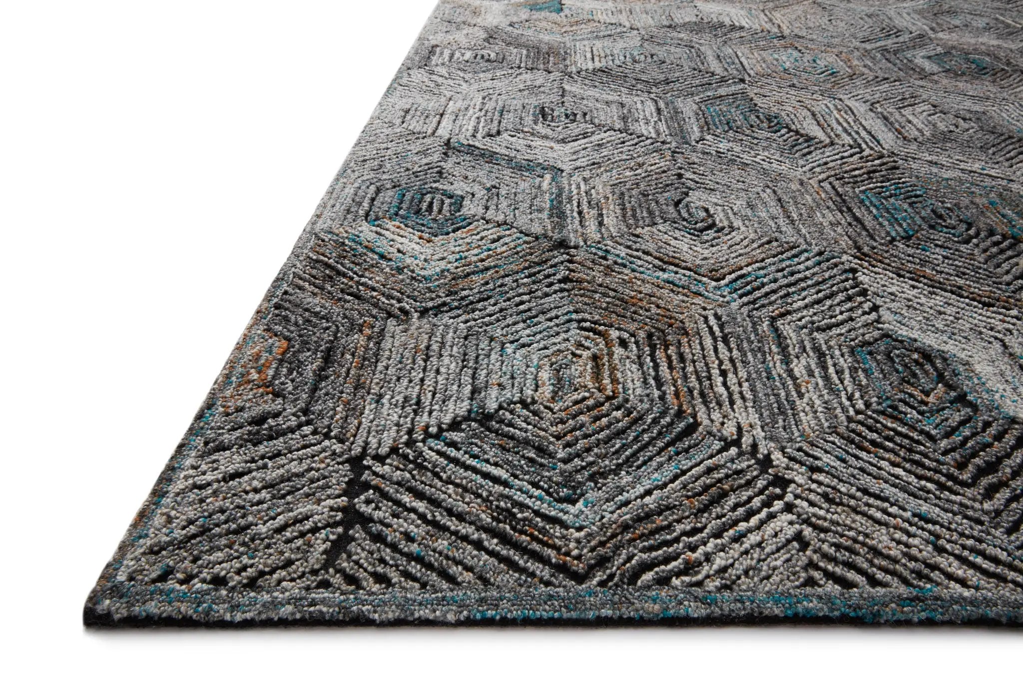 Prescott PRE-02 Metal Area Rug by Loloi