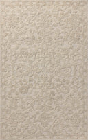 Featuring soft cream and refined ivory hues and floral detail, the Prudence PRU-01 Cream / Ivory Area Rug is a hand-tufted wool and cotton area rug for any room